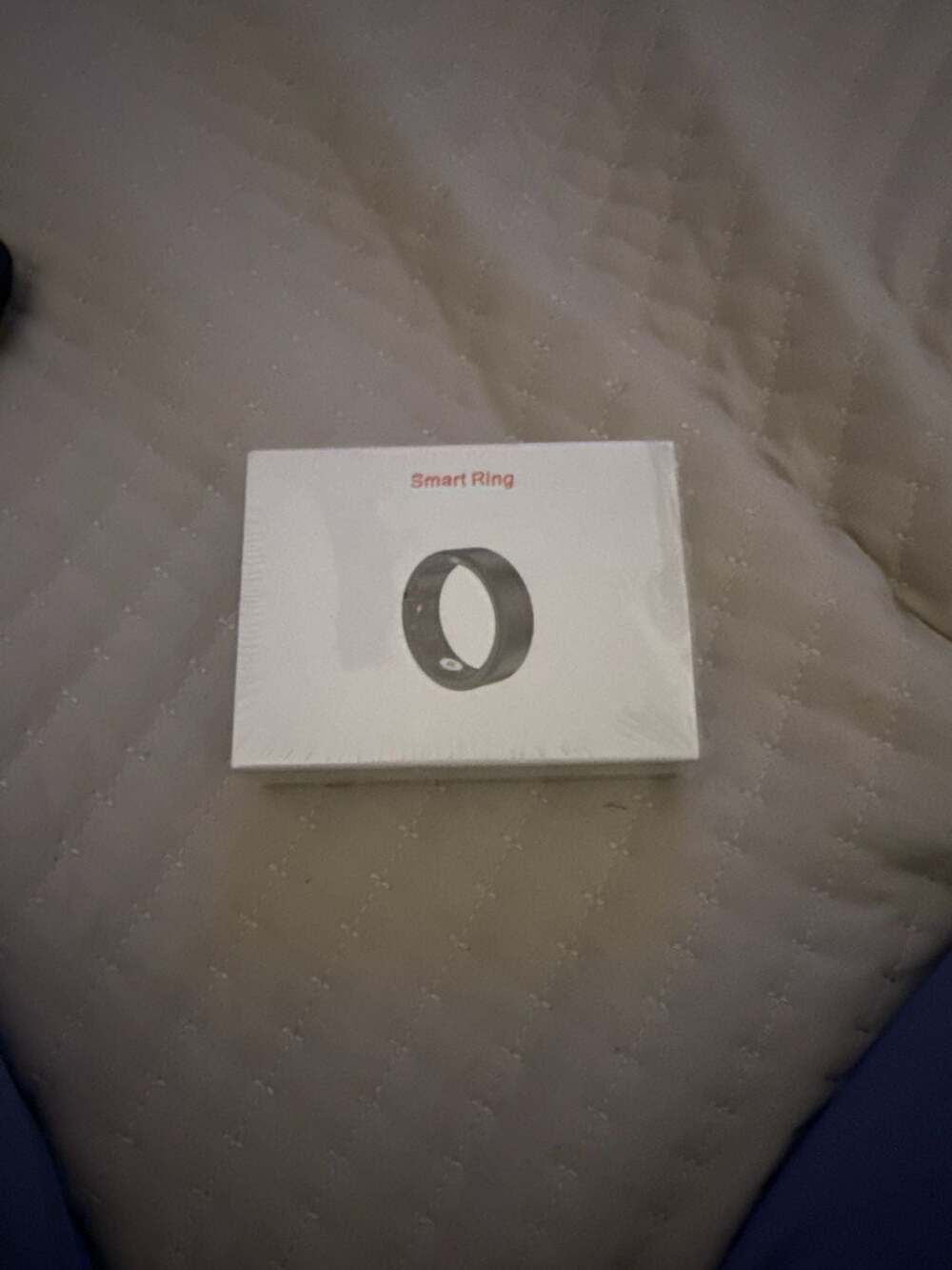 Generic Black Smart Ring Health and Fitness Tracker with Heart Rate Monitor